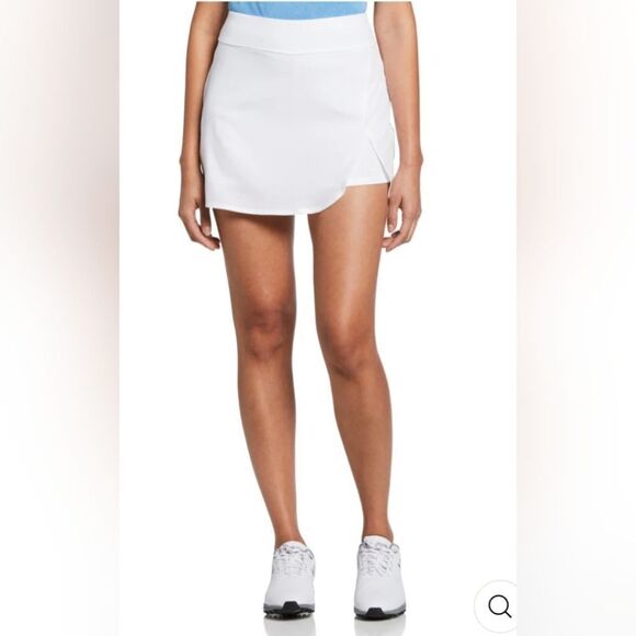 NWT CALLAWAY Women's True Sculpt Perforated Woven Golf Skort White SIZE S - Picture 1 of 5
